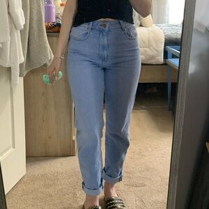 High waisted straight leg Zara Jeans